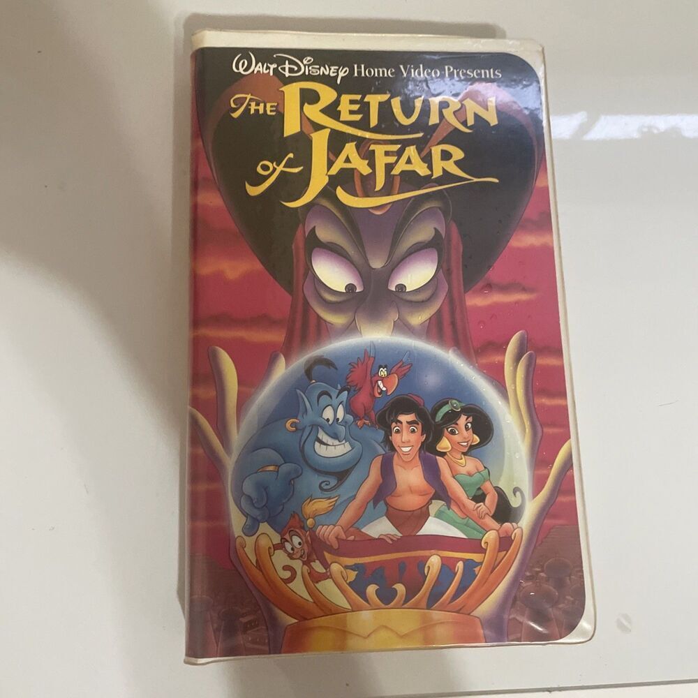 The Return of Jafar VHS‎ 1994 Disney Clamshell
